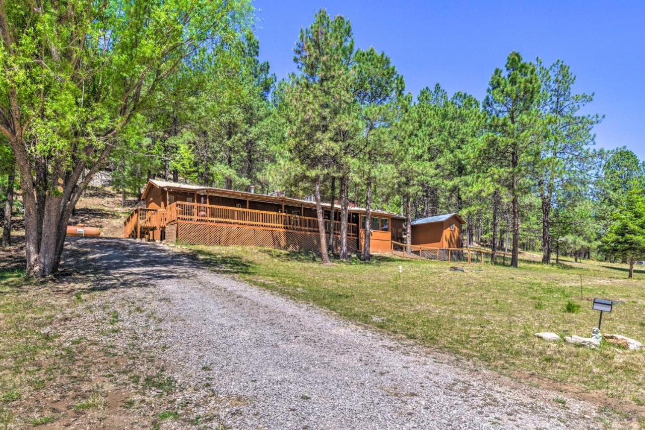 Quiet Cloudcroft Cabin With Porch And Gas Grill! Экстерьер фото