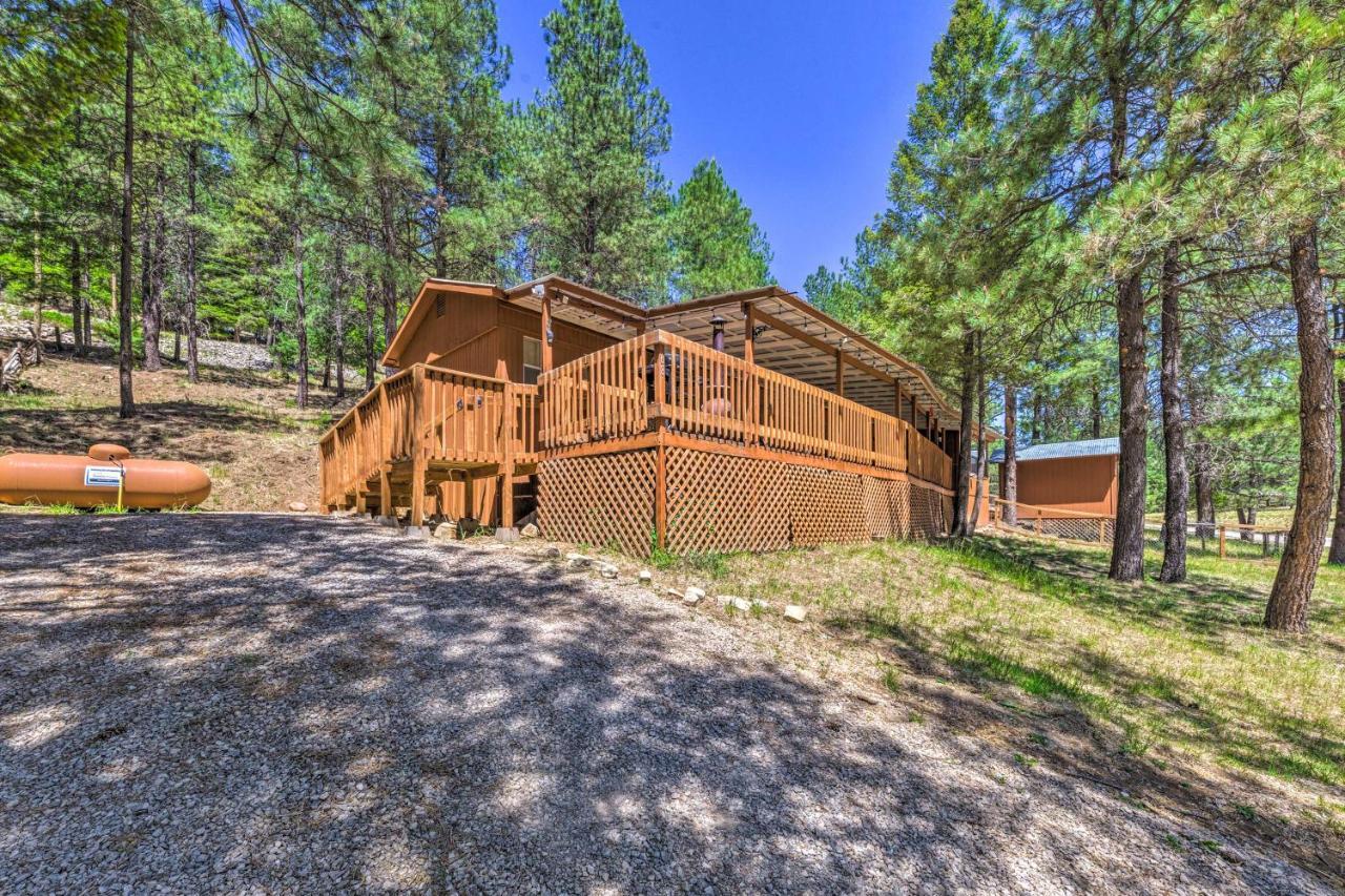Quiet Cloudcroft Cabin With Porch And Gas Grill! Экстерьер фото