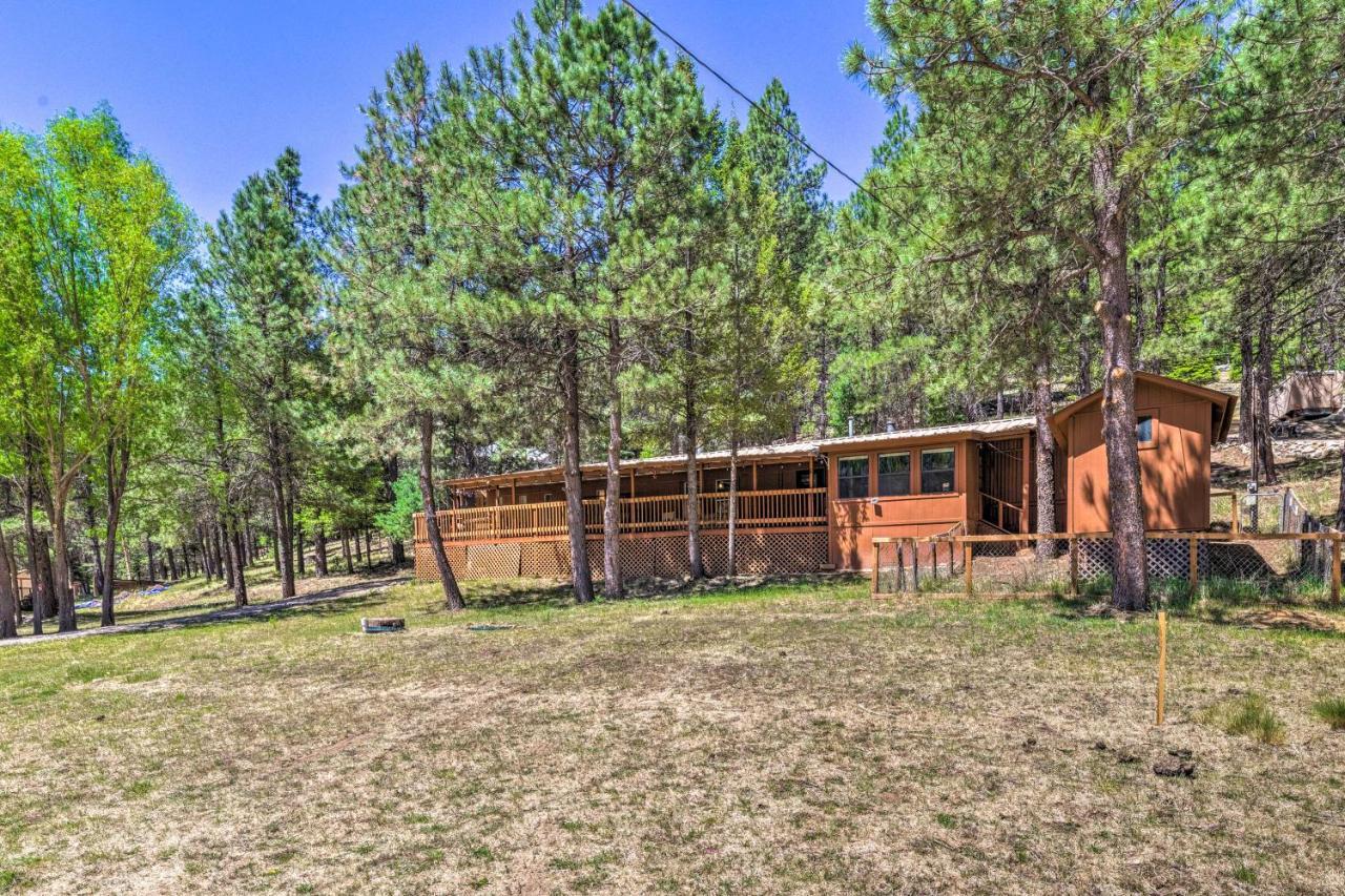 Quiet Cloudcroft Cabin With Porch And Gas Grill! Экстерьер фото